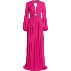 Neon Cutout Gown