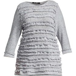 NIC + ZOE, Plus Size Women's Sea Level Top - Light Stone - Size 2X (18-20)
