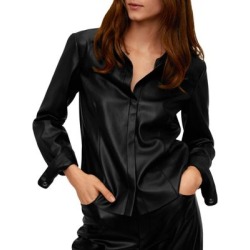 Chemise-veste à bouton-pression sur le devant Natasha