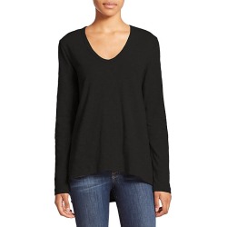 Wilt Women's Shrunken Hi-Lo Boyfriend Tee - Black - Size S