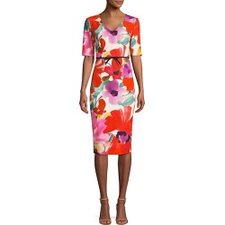 Camellia Blossom Smoothie Mid Century Dress
