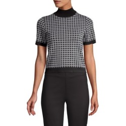 Geometric Print Sweater