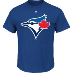 T-shirt en coton avec logo officiel des Blue Jays de Toronto