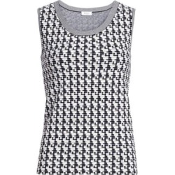 Soundboard Print Sleeveless Top