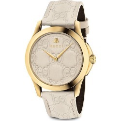 buy  Gucci Women's G-Timeless Signature Watch - Beige cheap online