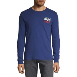 T-shirt à manches longues en mélange de coton