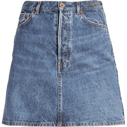 Logo-Topstitch Denim Miniskirt found on Bargain Bro from Saks Fifth Avenue Canada for USD $694.78