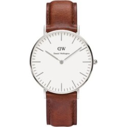Montre St. Mawes Classic avec bracelet en cuir, 36 mm
