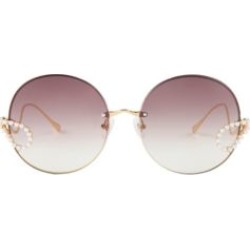 Passion Fruit 62MM Round Sunglasses