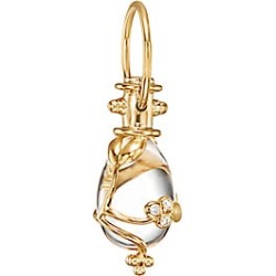 Temple St. Clair Women's Tree of Life Rock Crystal, Diamond & 18K Yellow Gold Small Vine Amulet - Gold