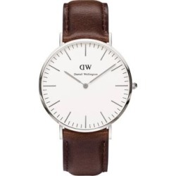 Montre Classic Bristol avec bracelet en cuir, 40 mm