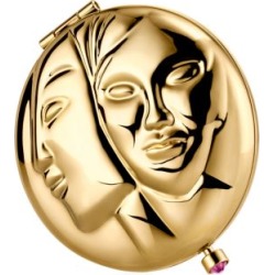 Gemini Zodiac Powder Compact