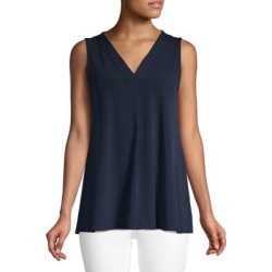 Split Neck Sleeveless Top