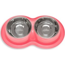 Double Bowl Dog Feeder