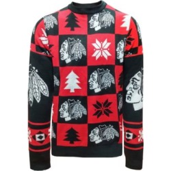 Chandail laid à motif mosaïque des Blackhawks de Chicago de la LNH