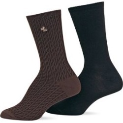 2-Pack Supersoft Cable Trouser Socks