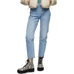 Jean droit délavé à la pierre, 81 cm