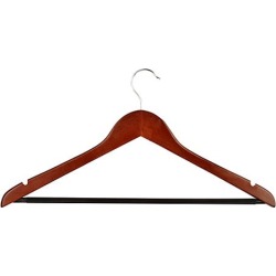 Honey-Can-Do 24-Pack Non Slip Wooden Coat Hangers
