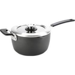 Levels 3-Quart Stackable Ceramic Nonstick Saucepan With Lid