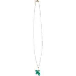 Women's 18K Yellow Gold & Emerald Briolette Cluster Necklace found on Bargain Bro from Saks Fifth Avenue for USD $1,377.88