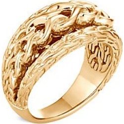 John Hardy Women's Asli Classic Chain 18K Gold Chain Link Ring - Gold - Size 7