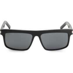 SL 246-001 57MM Acetate Square Sunglasses