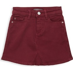 DL1961 Premium Denim Girl's Jenny A-Line Denim Skirt - Carmine - Size 12