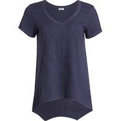 Wilt Women's Sexy Deep-V Boyfriend Cotton Tee - Nightfall - Size XS