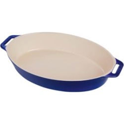 Plat ovale en céramique de 4,3 L