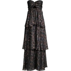 Brianna Tiered Strapless Gown