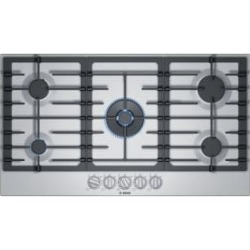 Table de cuisson au gaz Bosch de la série 800, 91 cm