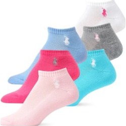 6-Pair Cushion Sole Mesh Top Polo Sport Socks