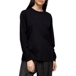 T-shirt noir à manches longues signé Boutique