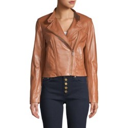 Cropped Leather Jacket