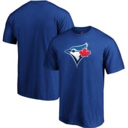 T-shirt en coton à motif de barres obliques et de tirets de la MLB des Blue Jays de Toronto