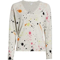 Spilt Paint Distressed Pullover