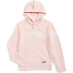Chandail à capuchon sans fermeture ni attache à imprimé Canada