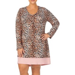 Plus Leopard-Print Sleep Tee