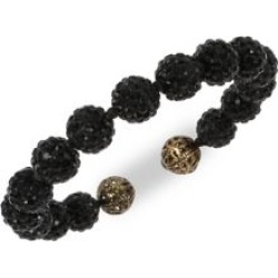Bracelet en spirale orné de perles en acrylique Caviar