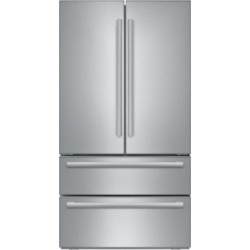 36" Counter Depth French Door Bottom Freezer 800 Series - Stainless Steel