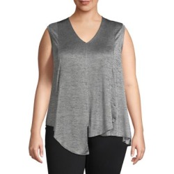 Asymmetrical Hem Sleeveless Top