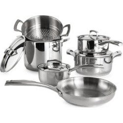 Batterie de cuisine Tempo en acier inoxydable, 10 pièces