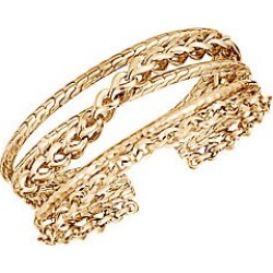 John Hardy Women's Chain Classic Asli 18K Yellow Gold Cuff - Gold - Size M/L
