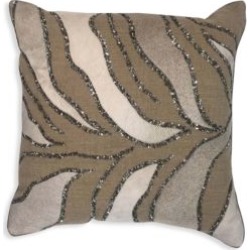 Embroidered Linen Pillow