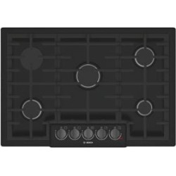 Table de cuisson au gaz Bosch de la série 800, 76 cm