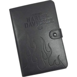 Harley davidson - universal 7-9 in tablet folio black leather found on Bargain Bro from La Baie for USD $15.93