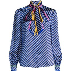 Printed Silk Pussycat Blouse