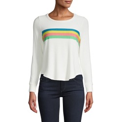 High-Low Striped Top