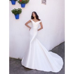 Robe de mariée ajustée et évasée Dysomia