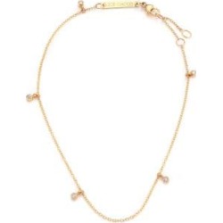 Diamond & 14K Yellow Gold Charm Anklet